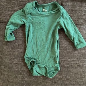 Kyte Baby 🪁 Long Sleeve Onesie 3-6 Emerald